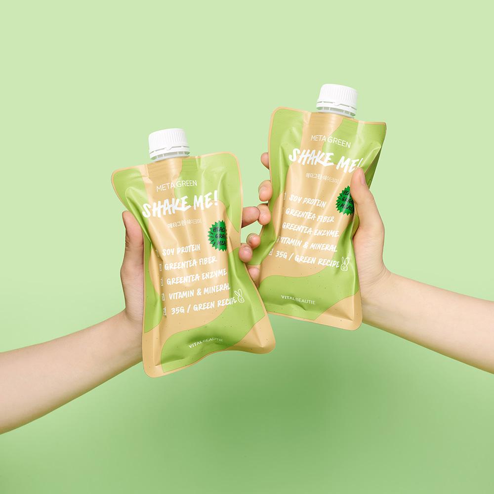 [VitalBeautie] VITAL BEAUTIE Meta Green Shake Me - 35g x 7ea