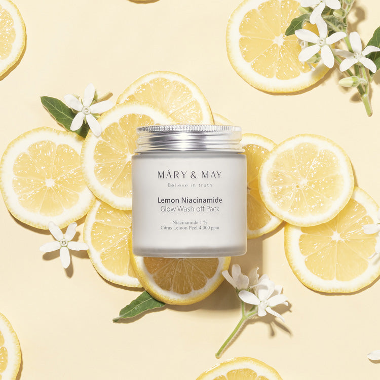 [Mary&May] Lemon Niacinamide Glow Wash Off Pack 125g