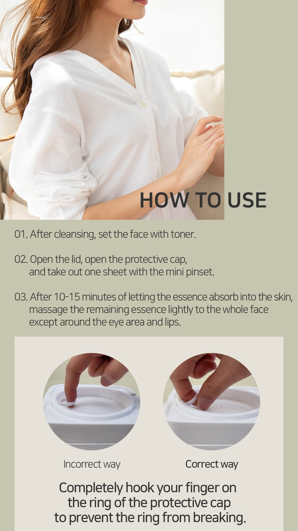 [Mary&May] Cica Houttuynia cordata Tea Tree Calming Mask Pack - 30 sheets