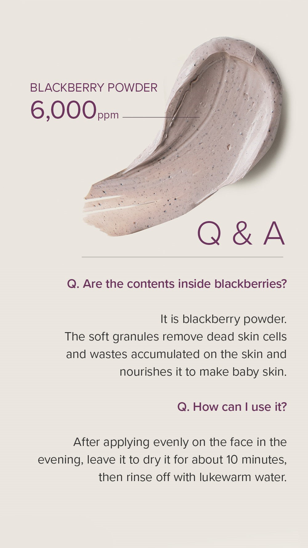 [Mary&May] Blackberry Complex Glow Wash off Pack 125g