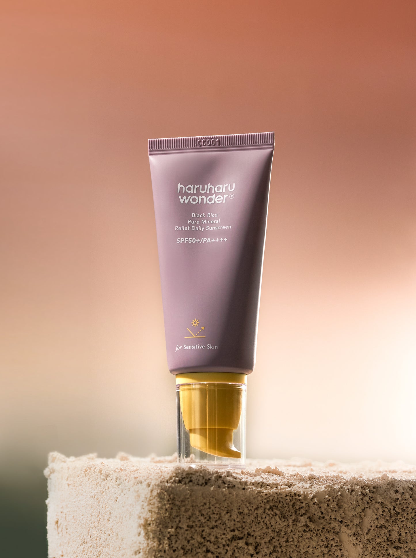 [haruharuwonder] Black Rice Pure Mineral Relief Daily Sunscreen Unscented SPF50+ 50ml