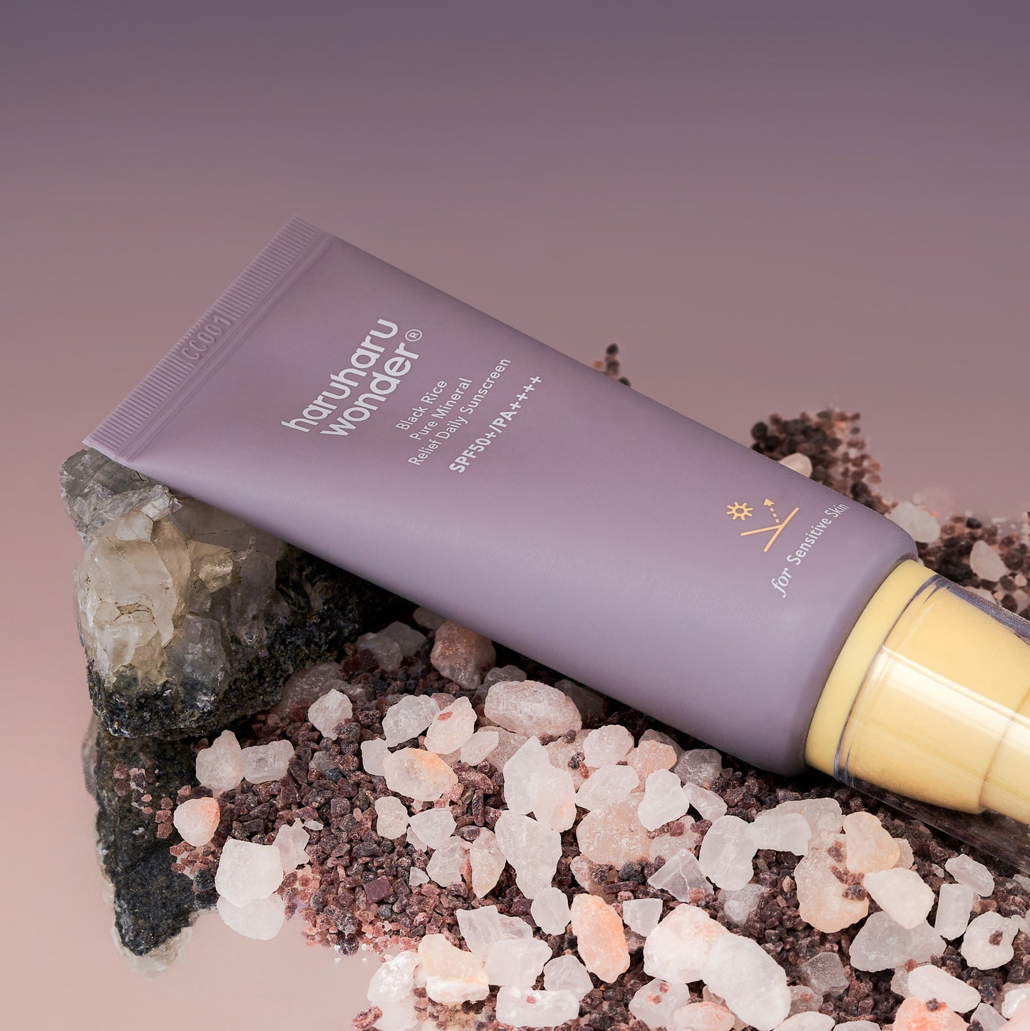 [haruharuwonder] Black Rice Pure Mineral Relief Daily Sunscreen Unscented SPF50+ 50ml