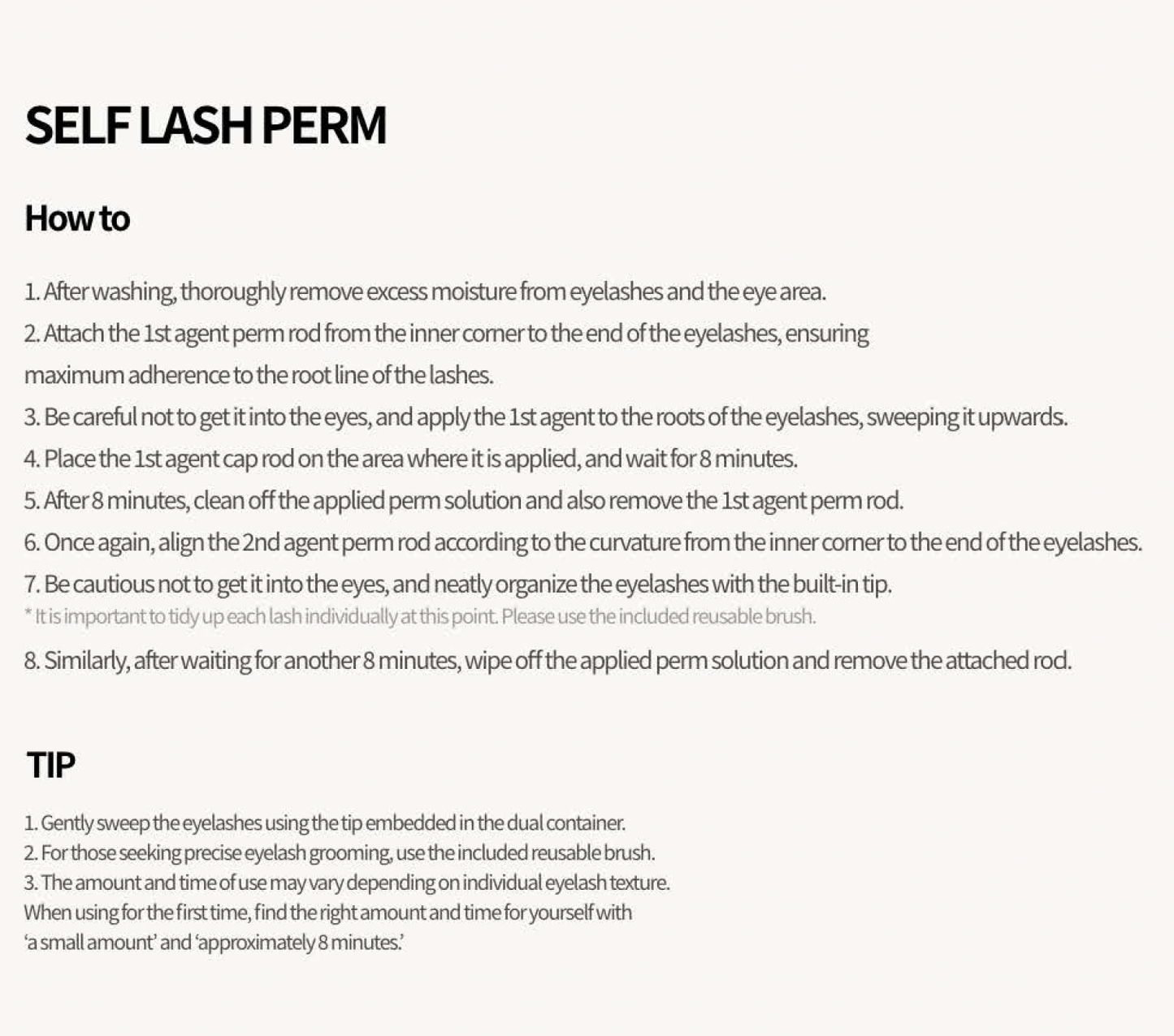 [ENTROPY] Self Lash Perm 30g