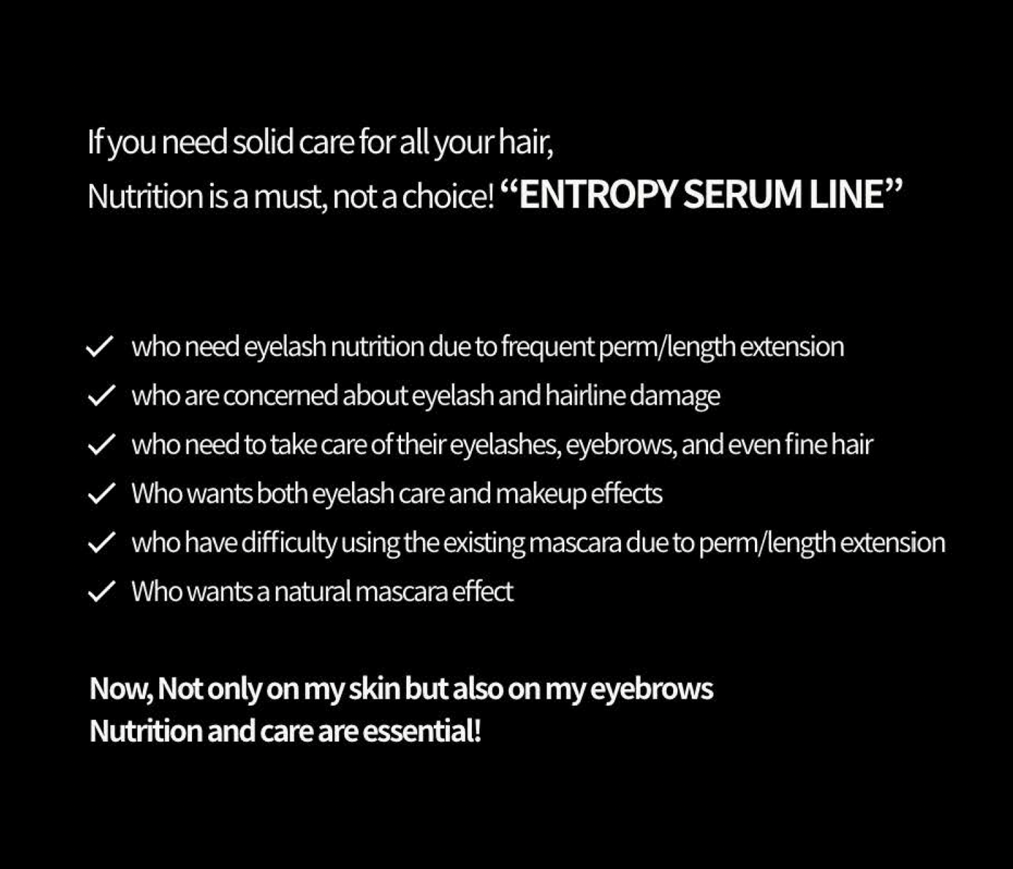 [ENTROPY] Brow & Lash Booster Serum (4 Types)