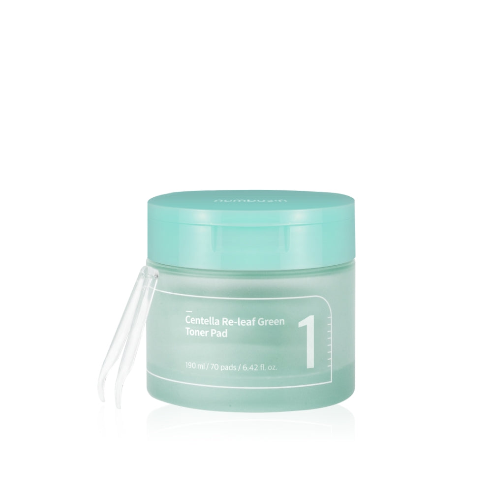 [Numbuzin] No.1 Centella Re-Leaf Green Toner Pad 70Pads 190ml