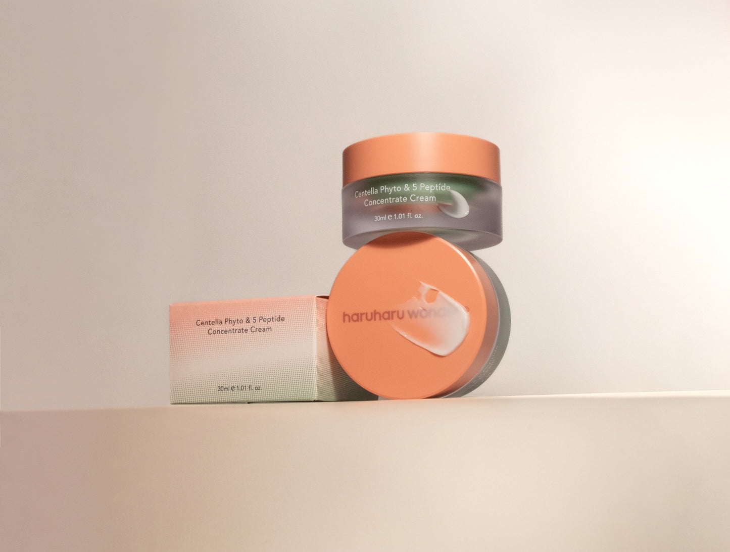 [haruharuwonder] Centella Phyto & 5 Peptide Concentrate Cream - 3Size