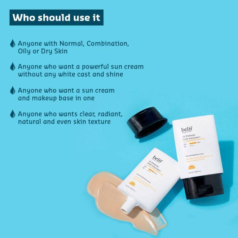 [Belif] UV protector multi sunscreen+ 50 ml