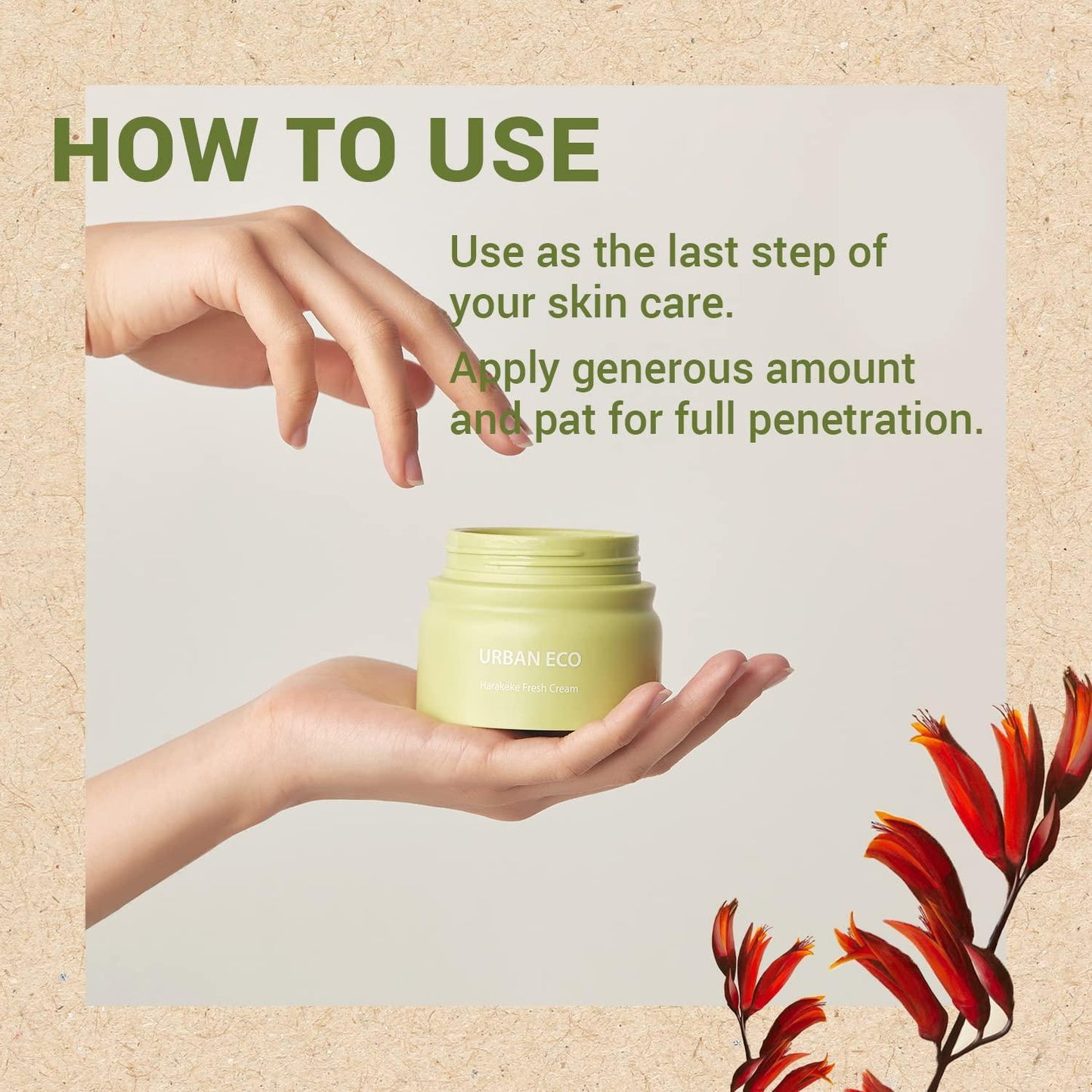 [theSAEM] Urban Eco Harakeke Fresh Cream 50ml