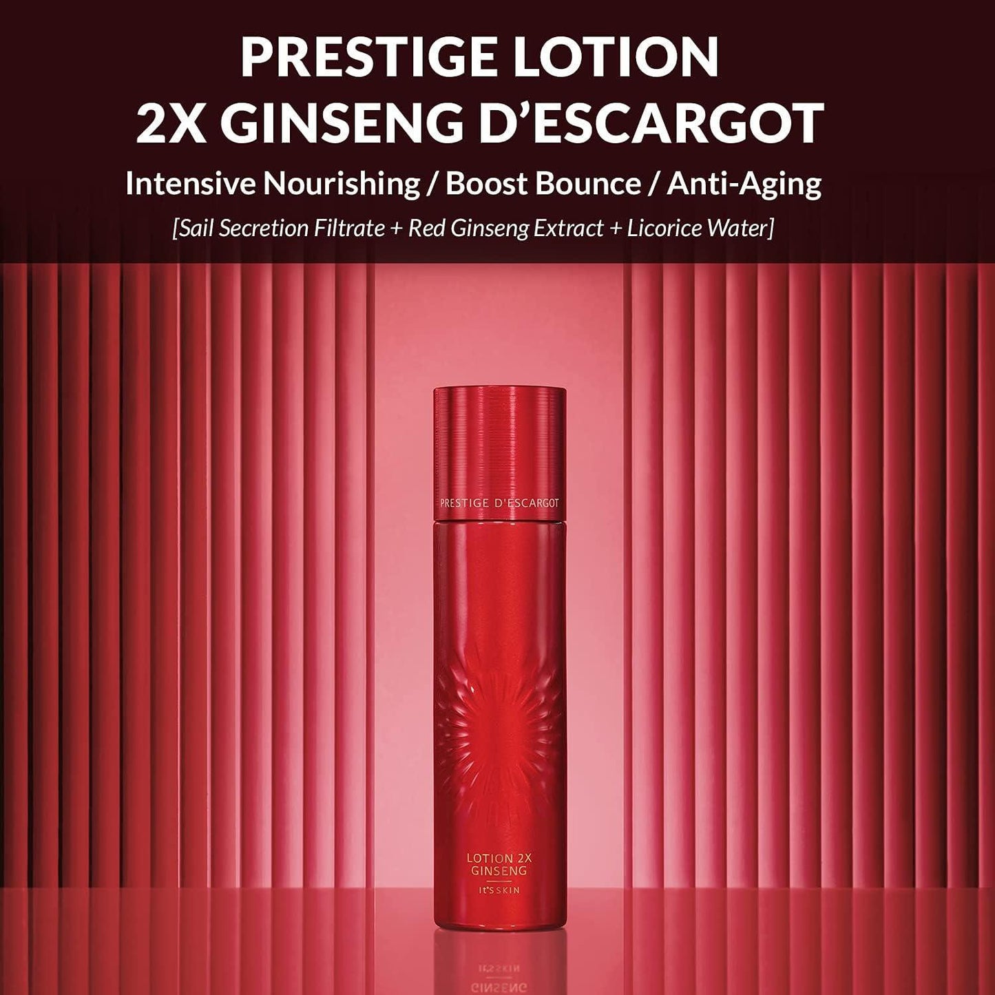 [It'sSKIN] Prestige Lotion 2X Ginseng D'escargot 140ml