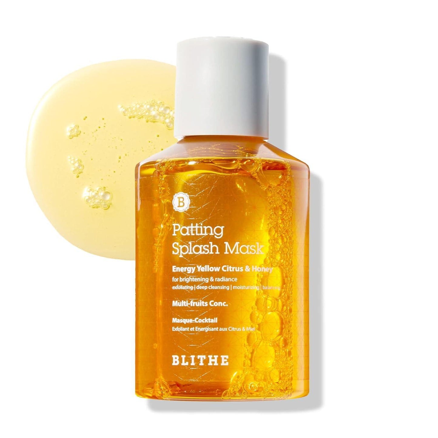 [Blithe] Patting Splash Mask Energy Yellow Citrus & Honey 150ml