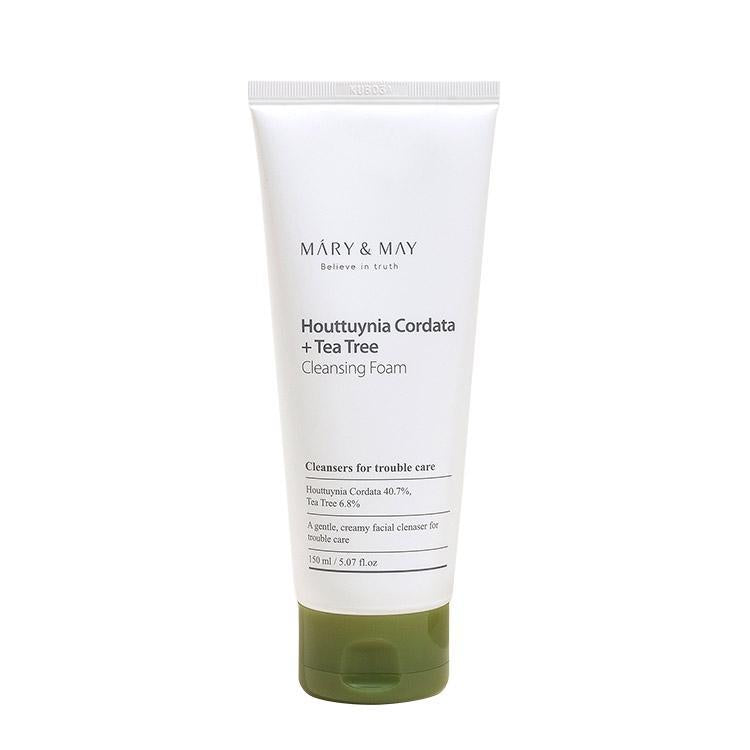 [Mary&May] Houttuynia Cordata + Tea Tree Cleansing Foam - 150ml