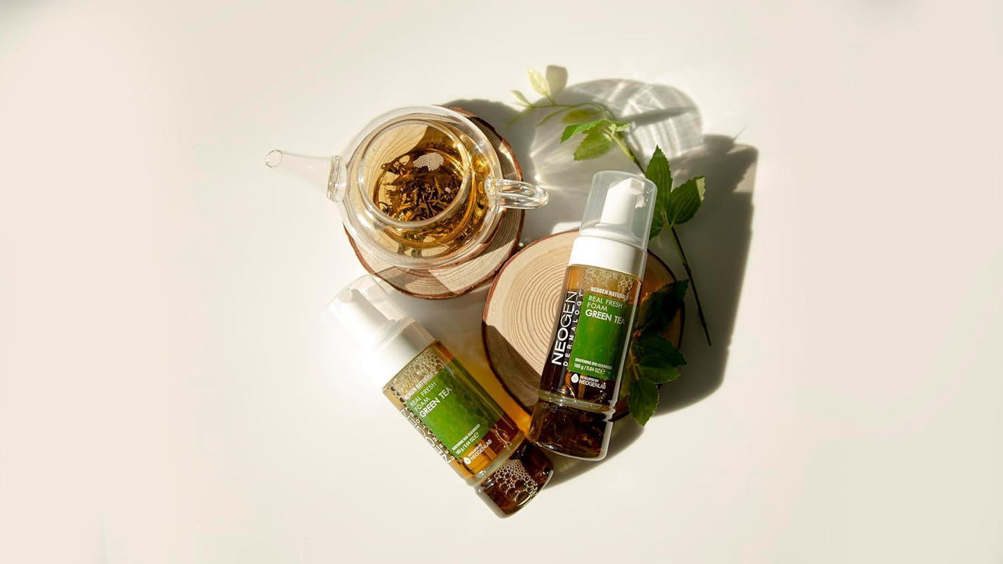 [NeoGen] DERMALOGY REAL FRESH FOAM CLEANSER GREEN TEA 160G