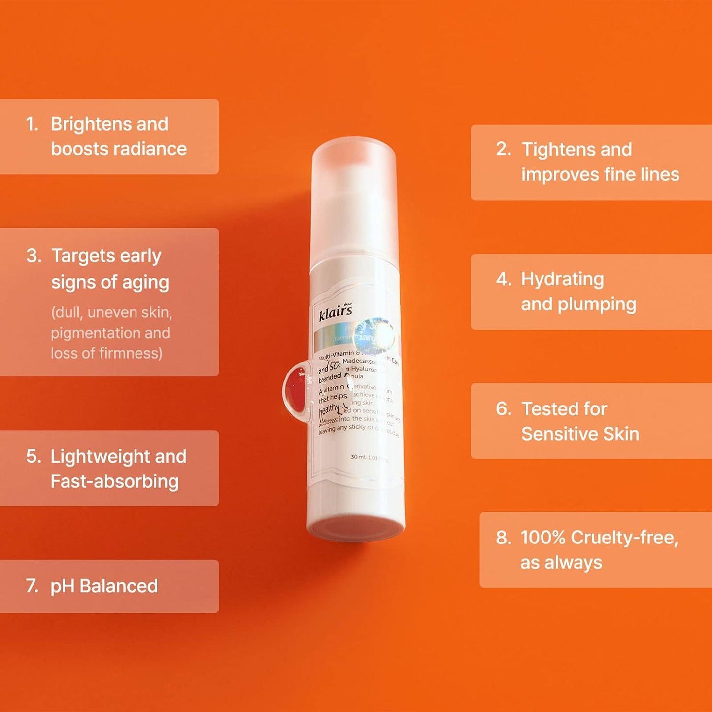 [Dear Klairs] Freshly Juiced Vitamin Charging Serum 30ml