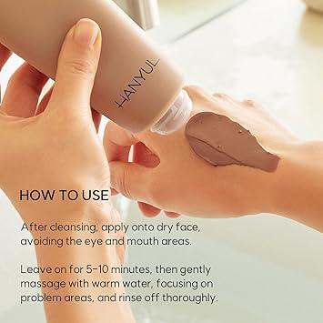 [Hanyul] Chestnut Shell Pore Clearing Clay Mask 100ml