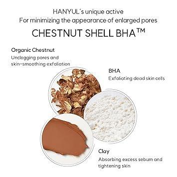 [Hanyul] Chestnut Shell Pore Clearing Clay Mask 100ml
