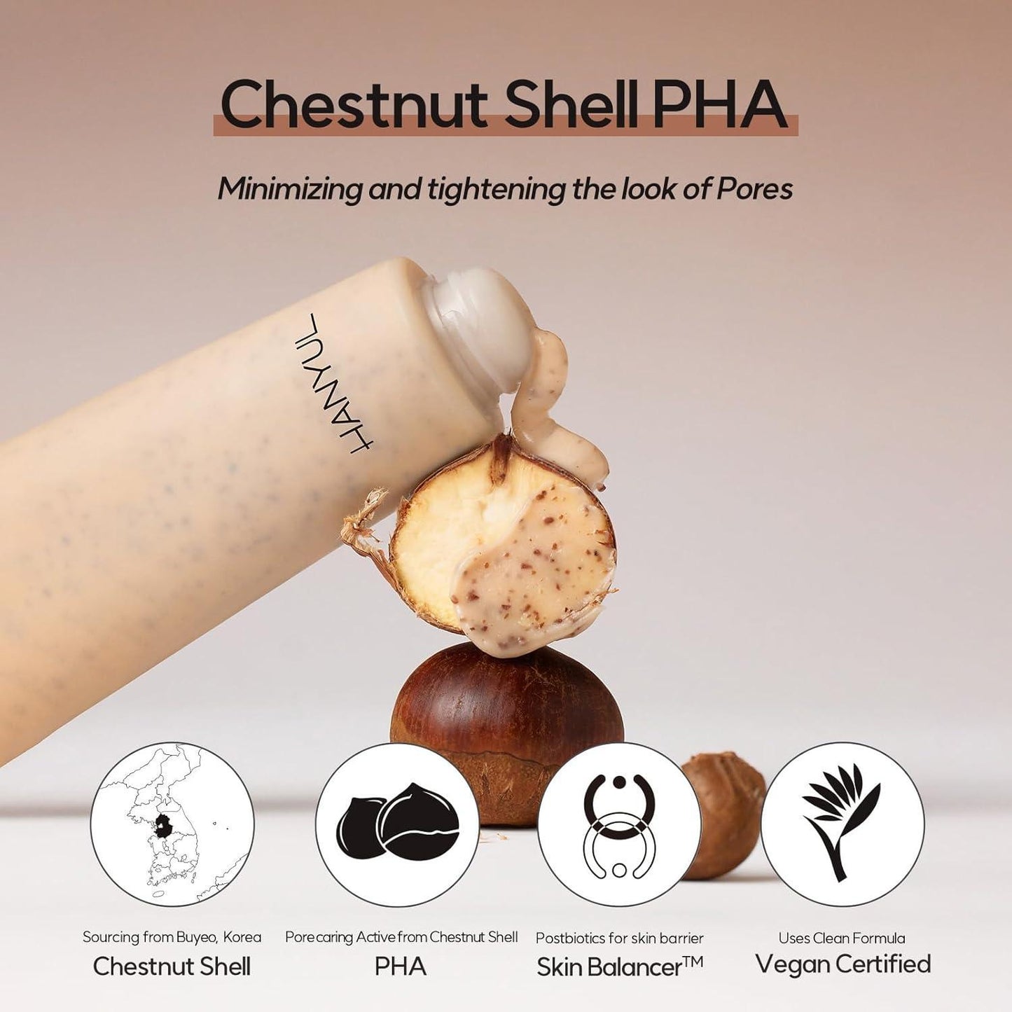 [Hanyul] Chestnut Shell Hydrating Pore Mask 100ml