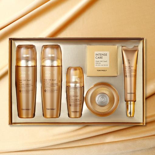 [TONYMOLY] Intense Care Gold 24K Snail Skincare Set of 3