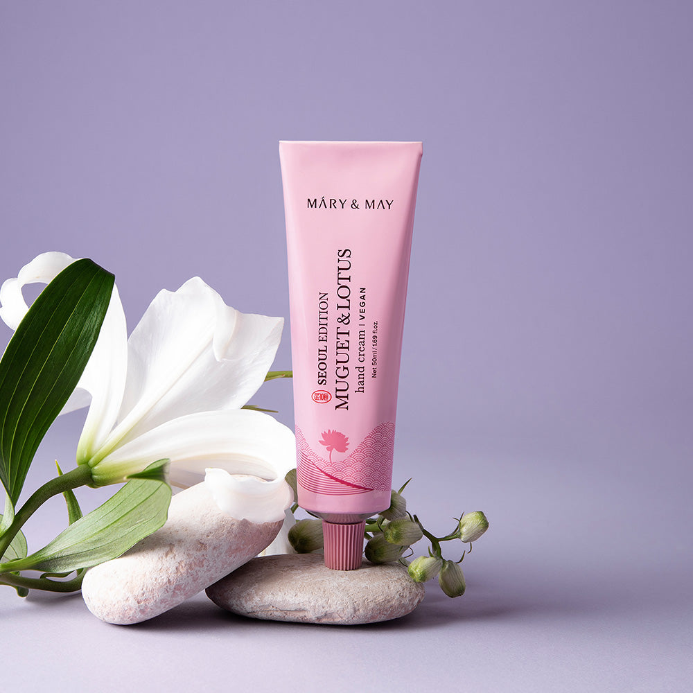 [Mary&May] Seoul Edition MUGUET & LOTUS Hand Cream 50ml