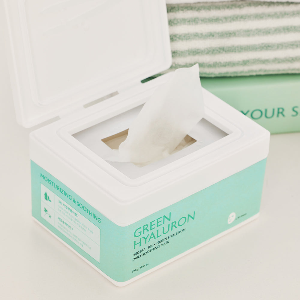 [milktouch] Hedera Helix Green Hyaluron Daily Soothing Mask 30 pcs
