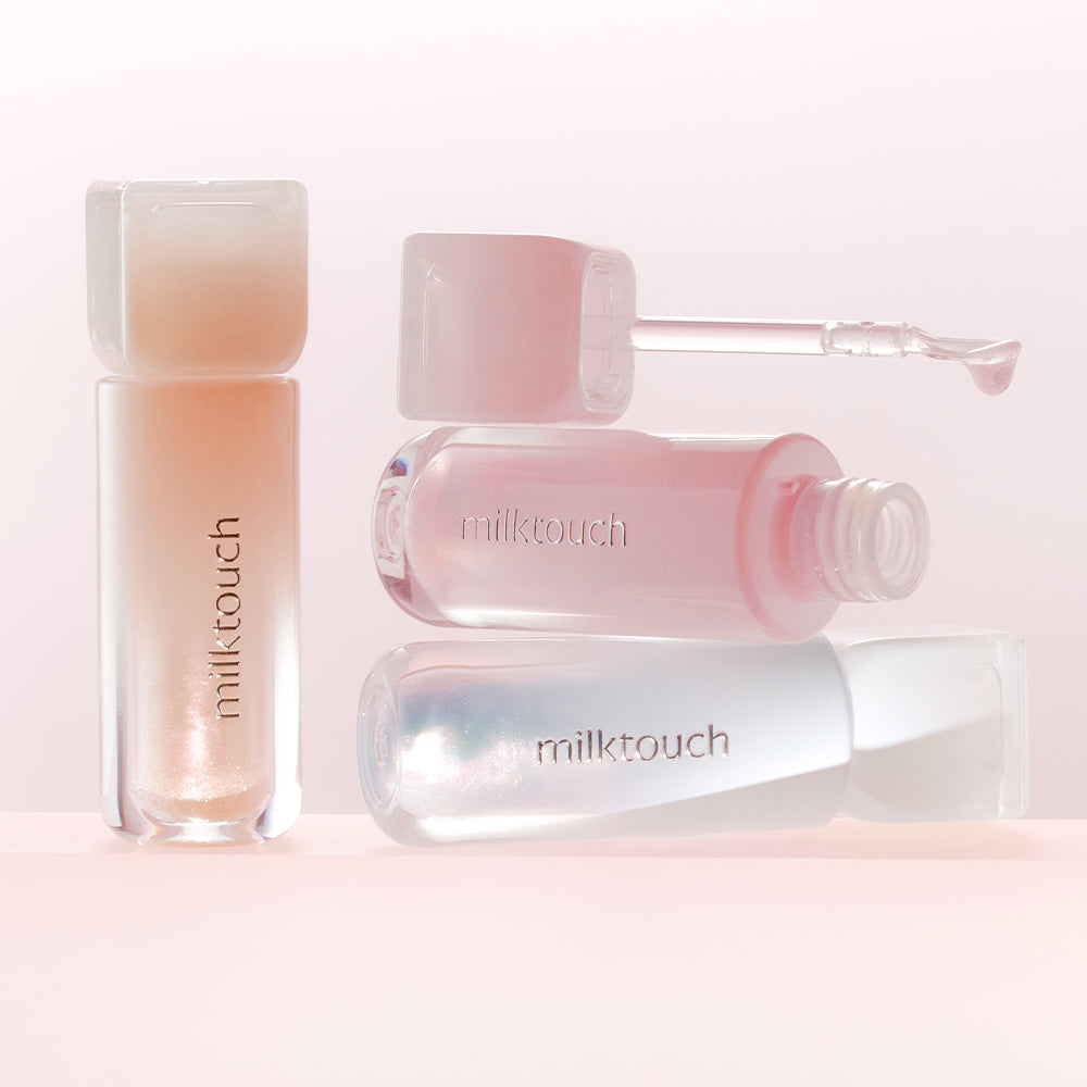 [milktouch] Dew Stain Sheer Aurora Gloss #02 BABY DEW 4g