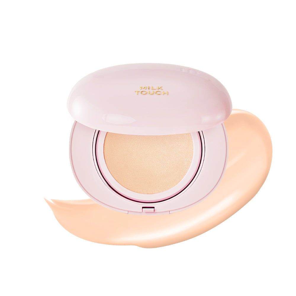 [milktouch] All-day Skin Fit Milky Glow Cushion #19N Vanilla Ivory 15g