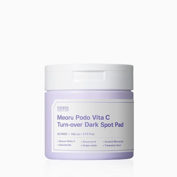 [SUNGBOON EDITOR] Meoru Podo Vita C Turn-over Dark Spot Pad 60pcs, 140ml
