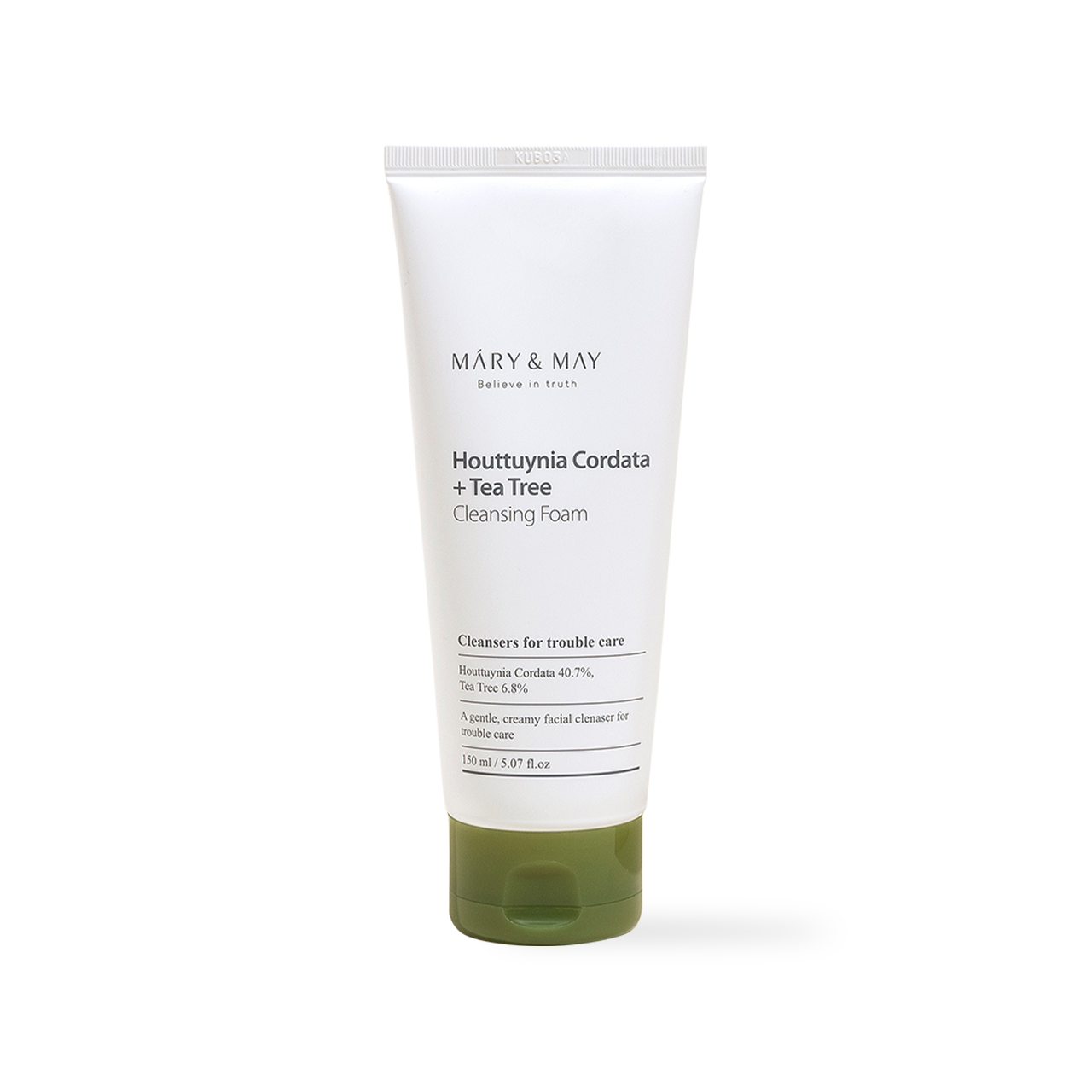 [Mary&May] Houttuynia Cordata + Tea Tree Cleansing Foam - 150ml