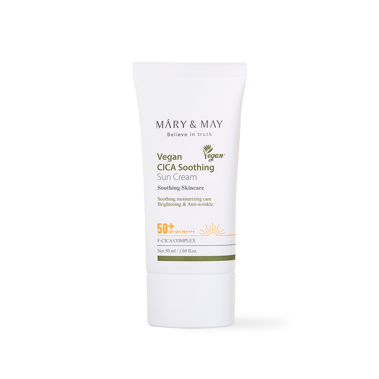 [Mary&May] CICA Soothing Sun Cream SPF50+ PA++++ - 50ml