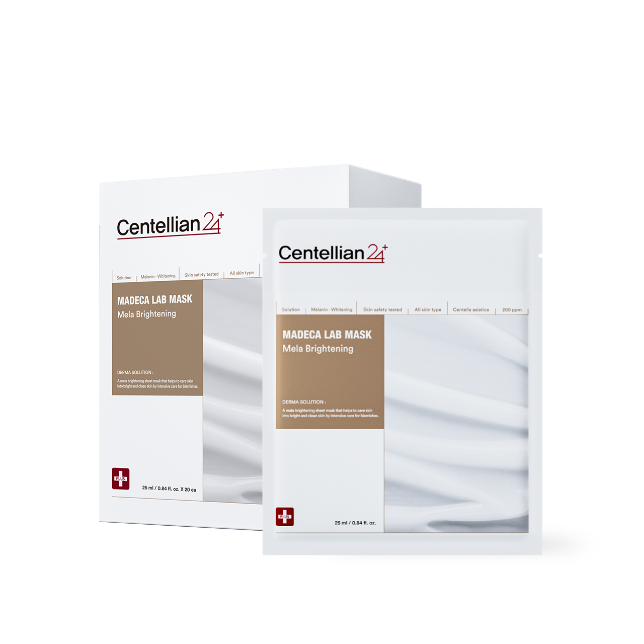 [Centellian24] Madeca Lab Mask Mela Brightening 25ml*20pcs