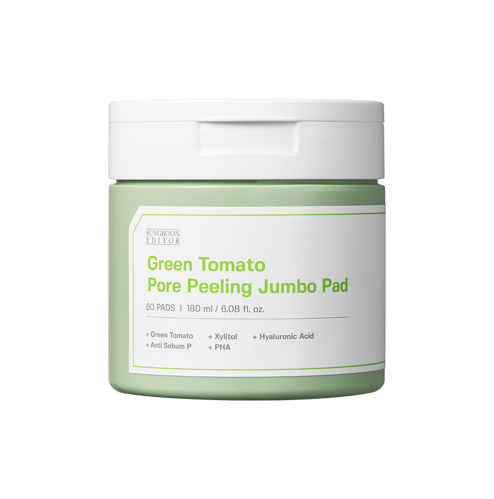 [SUNGBOON EDITOR] Green Tomato Pore Peeling Jumbo Pad 60 Sheets