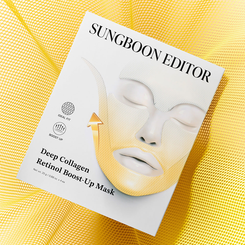 [SUNGBOON EDITOR] Deep Collagen Retinol Tension Boost Up Mask Set 4pcs
