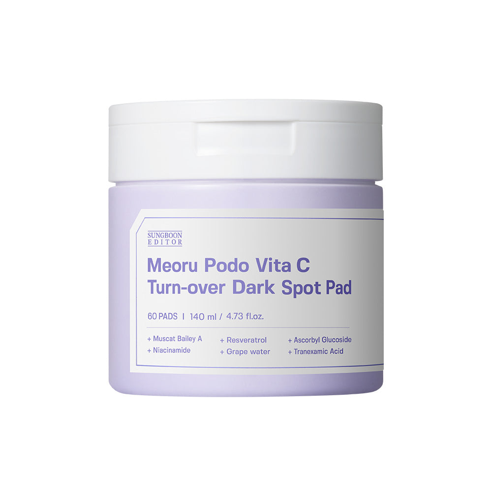 [SUNGBOON EDITOR] Meoru Podo Vita C Turn-over Dark Spot Pad 60pcs, 140ml
