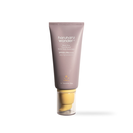 [haruharuwonder] Black Rice Pure Mineral Relief Daily Sunscreen Unscented SPF50+ 50ml