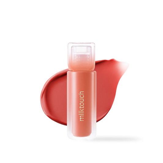[milktouch] Dew Stain Sheer Lip Gloss 05 Peach Drop 4g