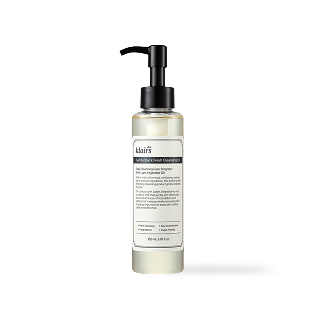 [Dear Klairs] Gentle Black Fresh Cleansing Oil 150ml