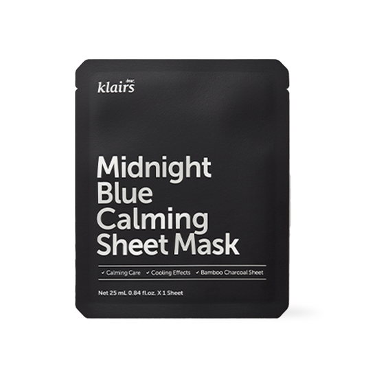 [Dear Klairs] Midnight Blue Calming Sheet Mask 1EA