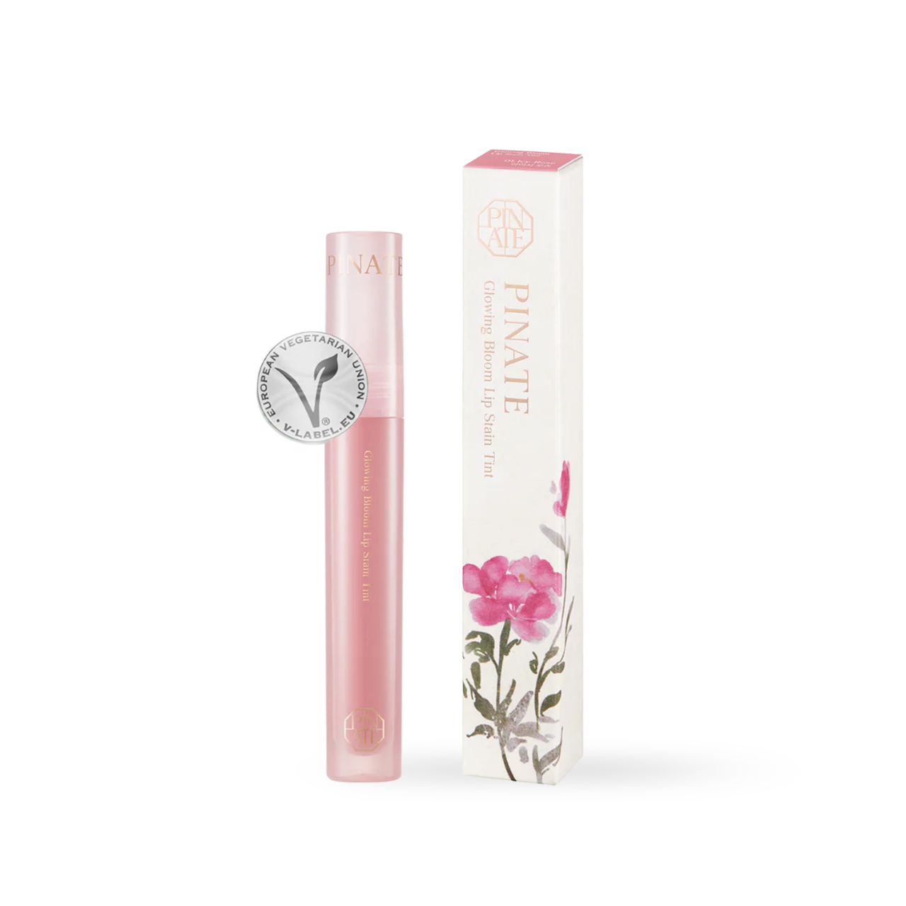 [Pinate] Glowing Bloom Lip Stain - 01 Icy Rose
