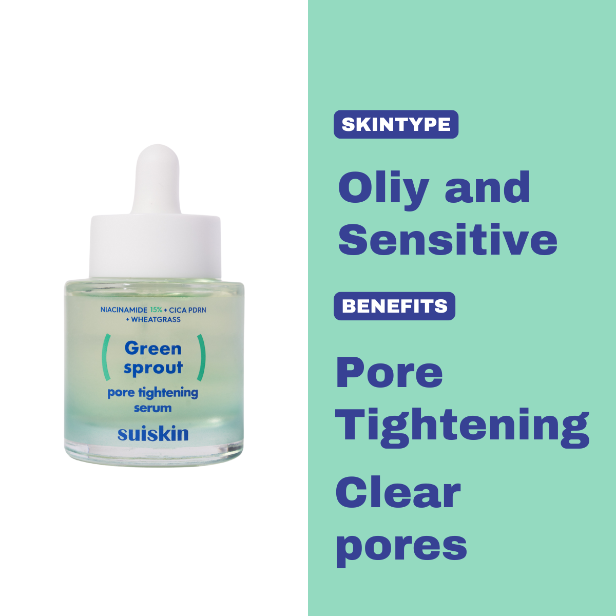 [SUISKIN] Green Sprout Pore Tightening Serum 67g