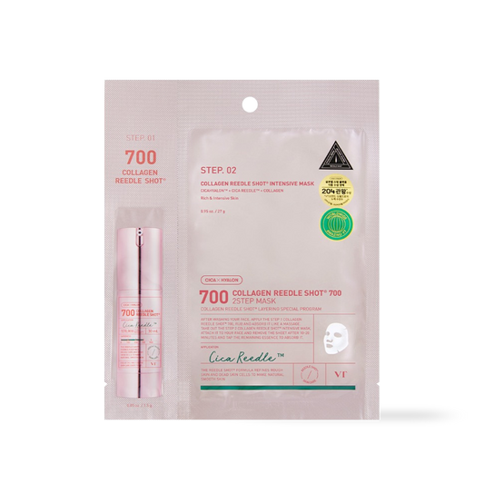 [VT Cosmetics] COLLAGEN Reedles Shot 700hL 2 STEP MASK