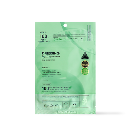 [VT Cosmetics] RETI-A Reedle Shot 100 2STEP Hydrogel Mask 1ea