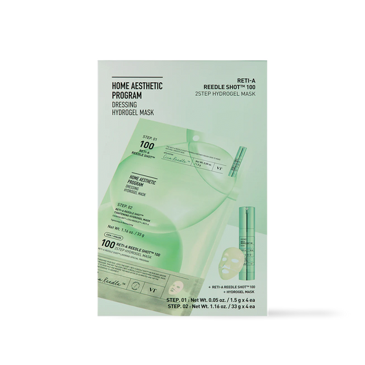 [VT Cosmetics] RETI-A Reedle Shot 100 2STEP Hydrogel Mask 4ea