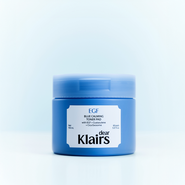 [Dear,Klairs] EGF Blue Calming Toner Pad 150 ml 60 Pads