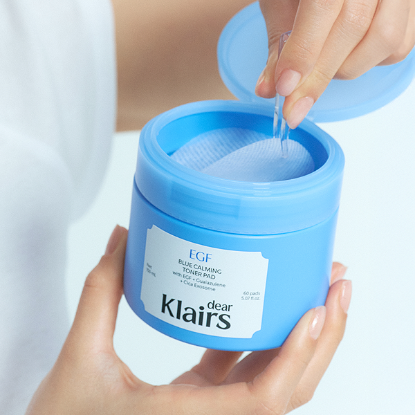 [Dear,Klairs] EGF Blue Calming Toner Pad 150 ml 60 Pads