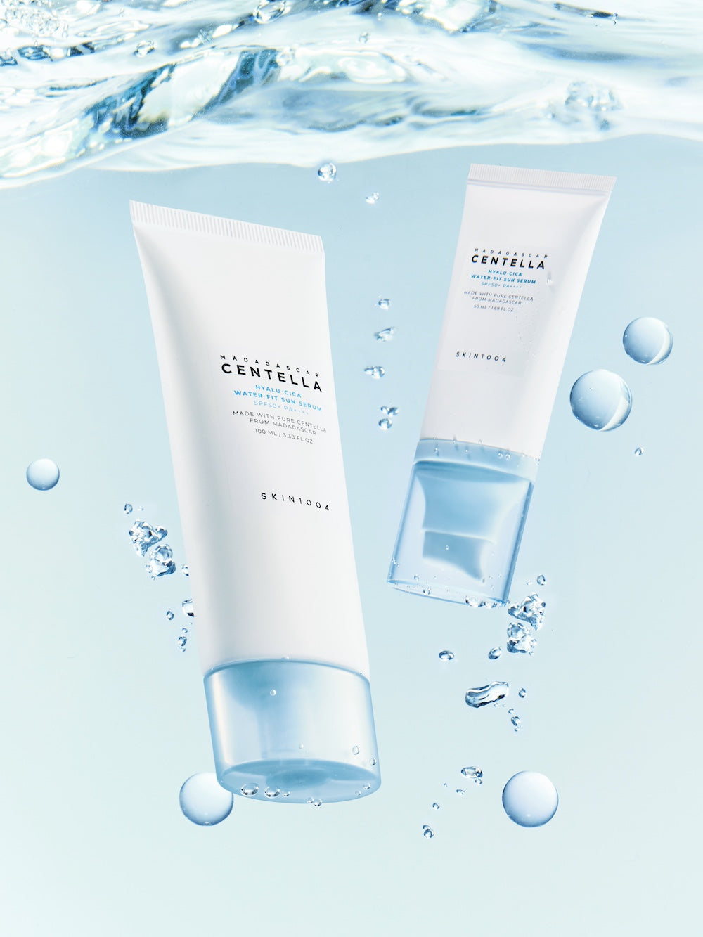 [Skin1004] Madagascar Centella Hyalu-Cica Water-Fit Sun Serum - 3 Size