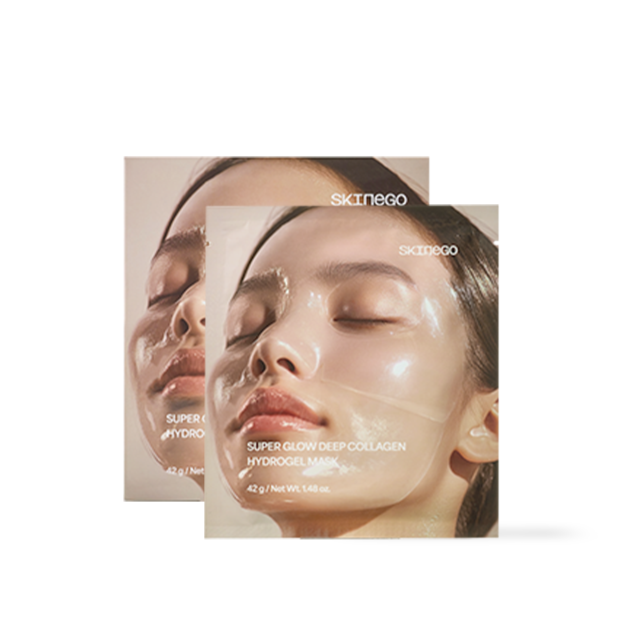 [Skinego] Super Glow Deep Collagen Hydrogel Mask 8ea