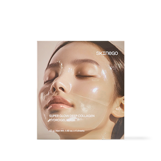 [Skinego] Super Glow Deep Collagen Hydrogel Mask 4ea