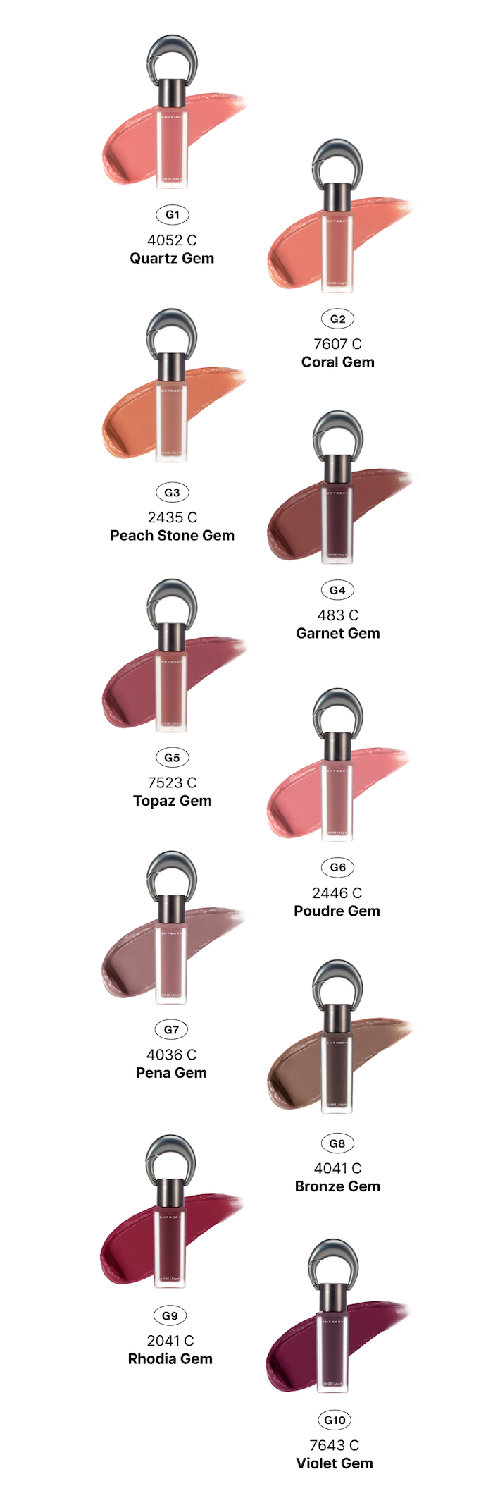 [ENTROPY] CHARM TINT Blurry Base Line - 10 Colors