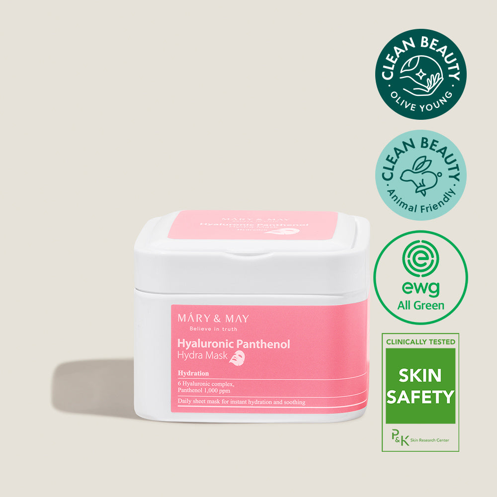 [Mary&May] Hyaluronic Panthenol Hydra Mask 30EA/400g