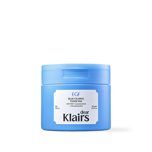 [Dear,Klairs] EGF Blue Calming Toner Pad 150 ml 60 Pads