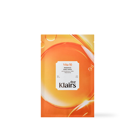 [Dear,Klairs] Vita 10 Radiance Sheet Mask 5ea